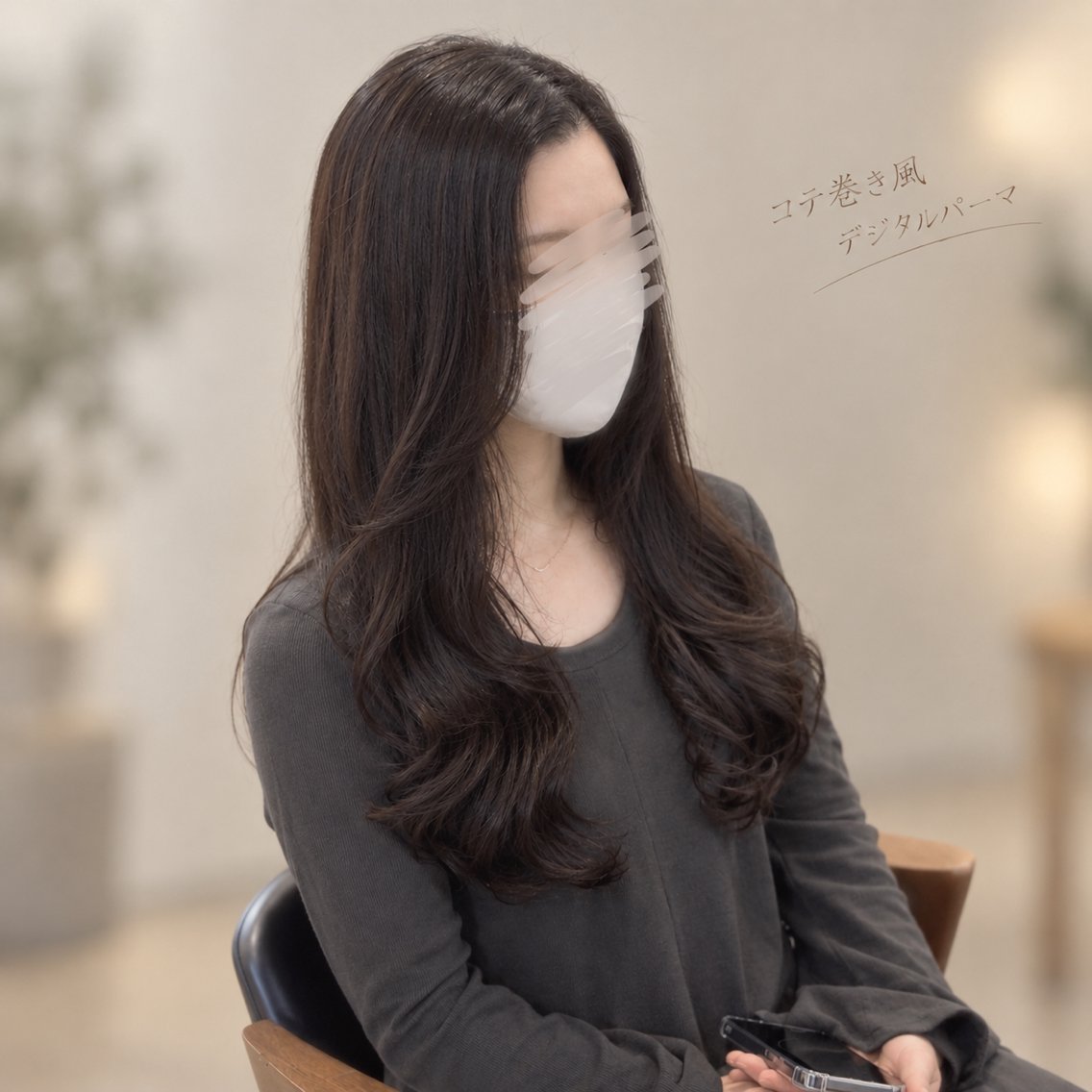 ロング 髪質改善 縮毛矯正 AIR HEALのヘアスタイル