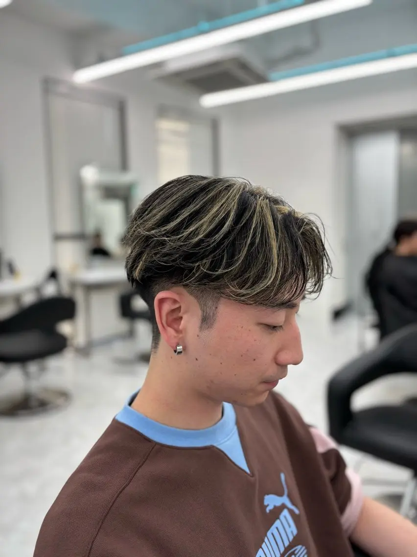 ショート カラー メンズ 🫧韓国風透明感 ヘア🫧towaのヘアスタイル