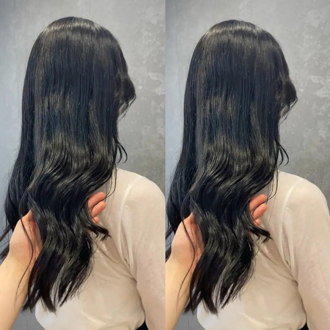 ロング 韓国風ヘア み うのヘアスタイル