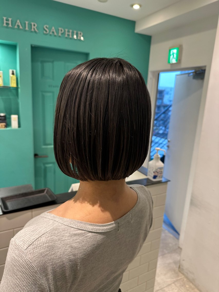 ショート カット トリートメント 🌈髪質改善🌈 過去の1艶サラ体験✨のヘアスタイル