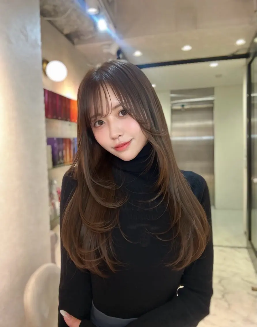 ロング カット トリートメント 田村 聖輝のヘアスタイル