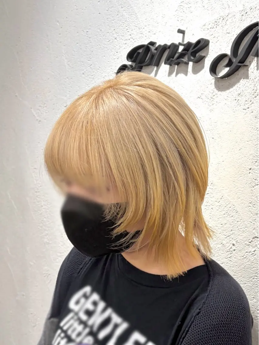 ショート ウルフカット カット ヘアカラー トリートメント ✨レイヤーハイトーン tomoko🦋✨のヘアスタイル