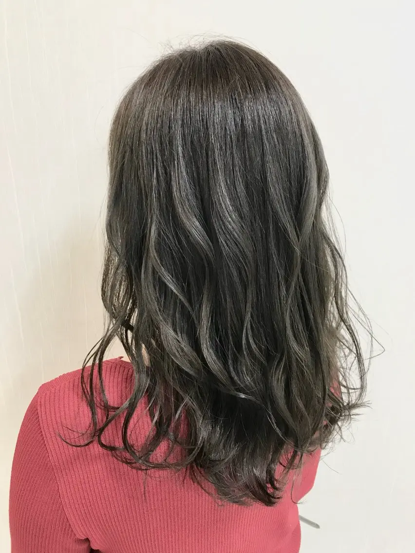 ロング カラー 髪質改善/小顔カット 中山賢人のヘアスタイル