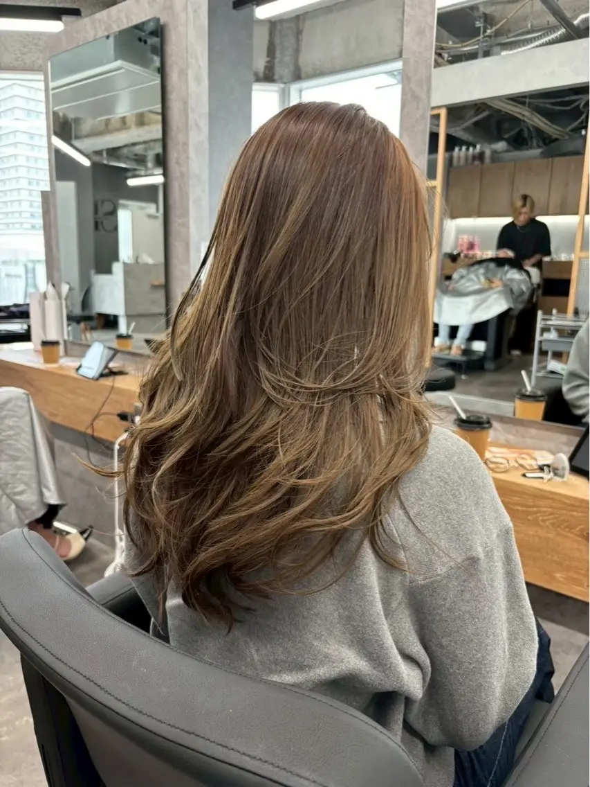 ❤️🔥✨️ブリーチはしたくないけど明るくしたい方向け❤️ブリーチなしWカラー✨️❤️🔥の写真