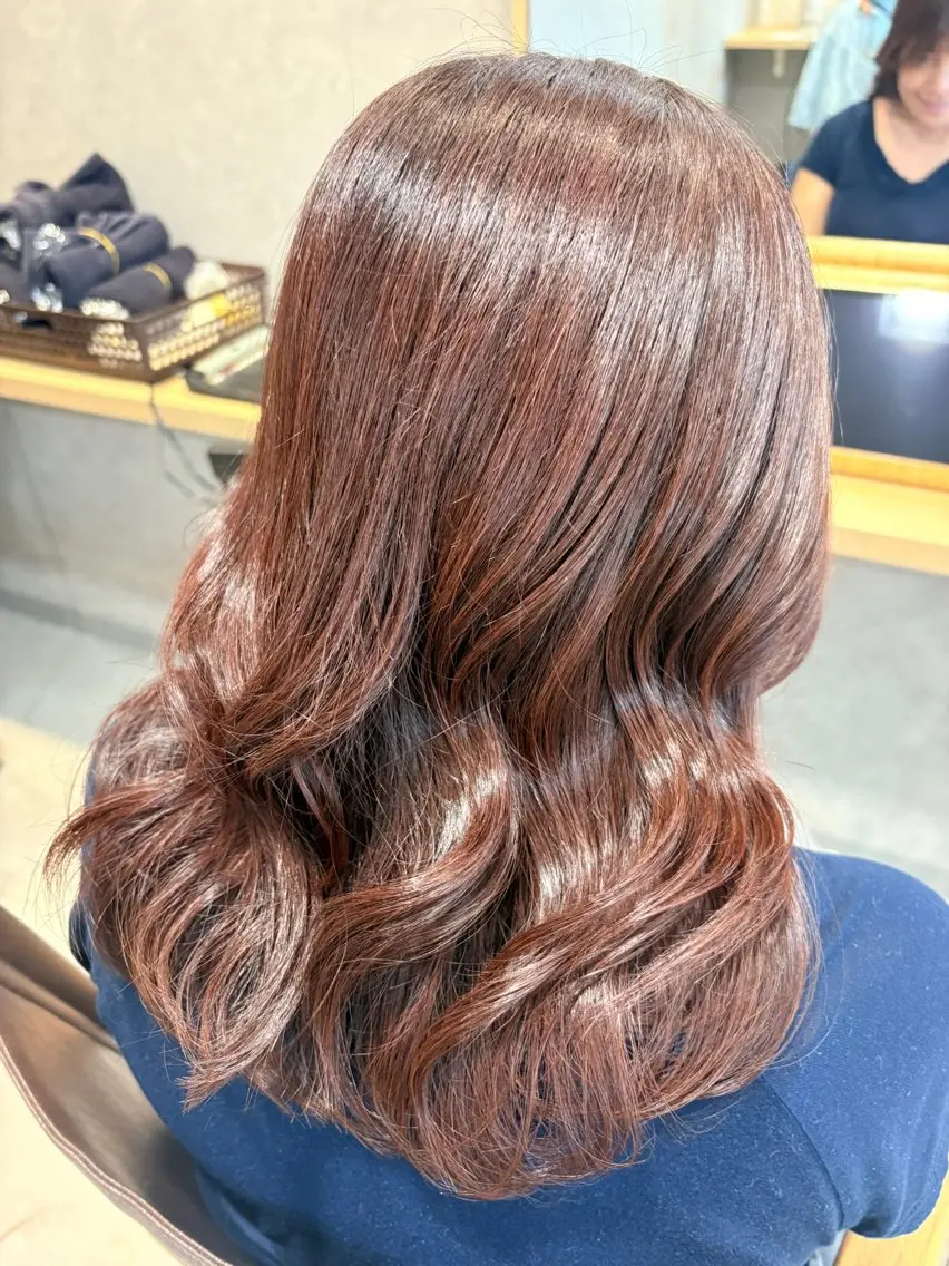 セミロング カット 古後 さゆこのヘアスタイル