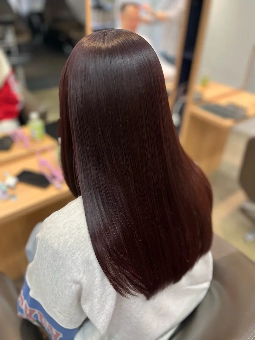 ロング 縮毛矯正 minamo 🎀のヘアスタイル