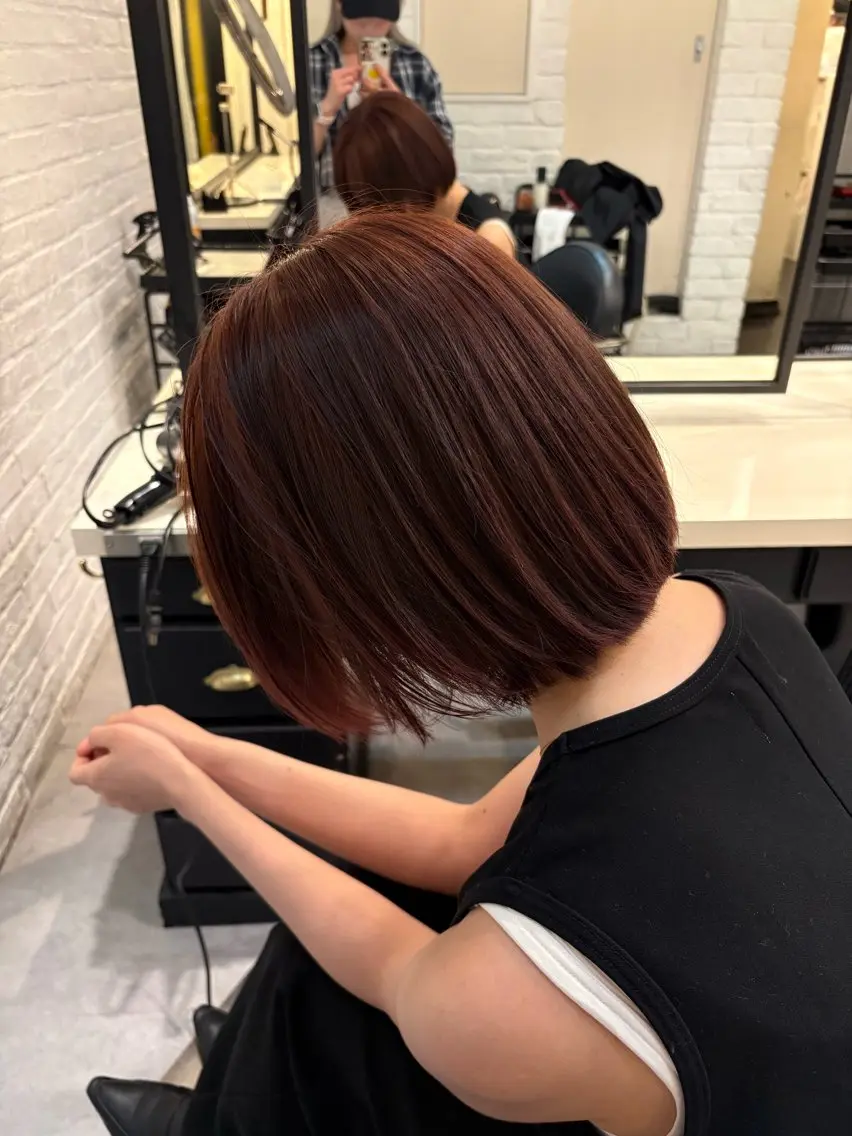 ショート カラー 透明感カラー ピンクカラー ヘアカラー 💛しおん💛 モデル募集のヘアスタイル