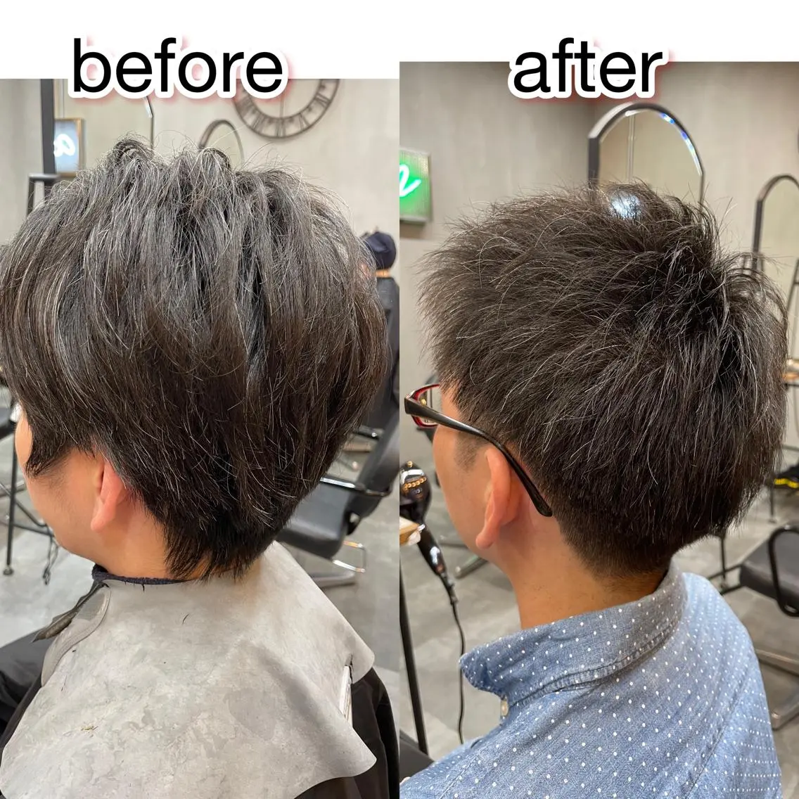 【再現性◎】メンズカット＋シャンプーの写真
