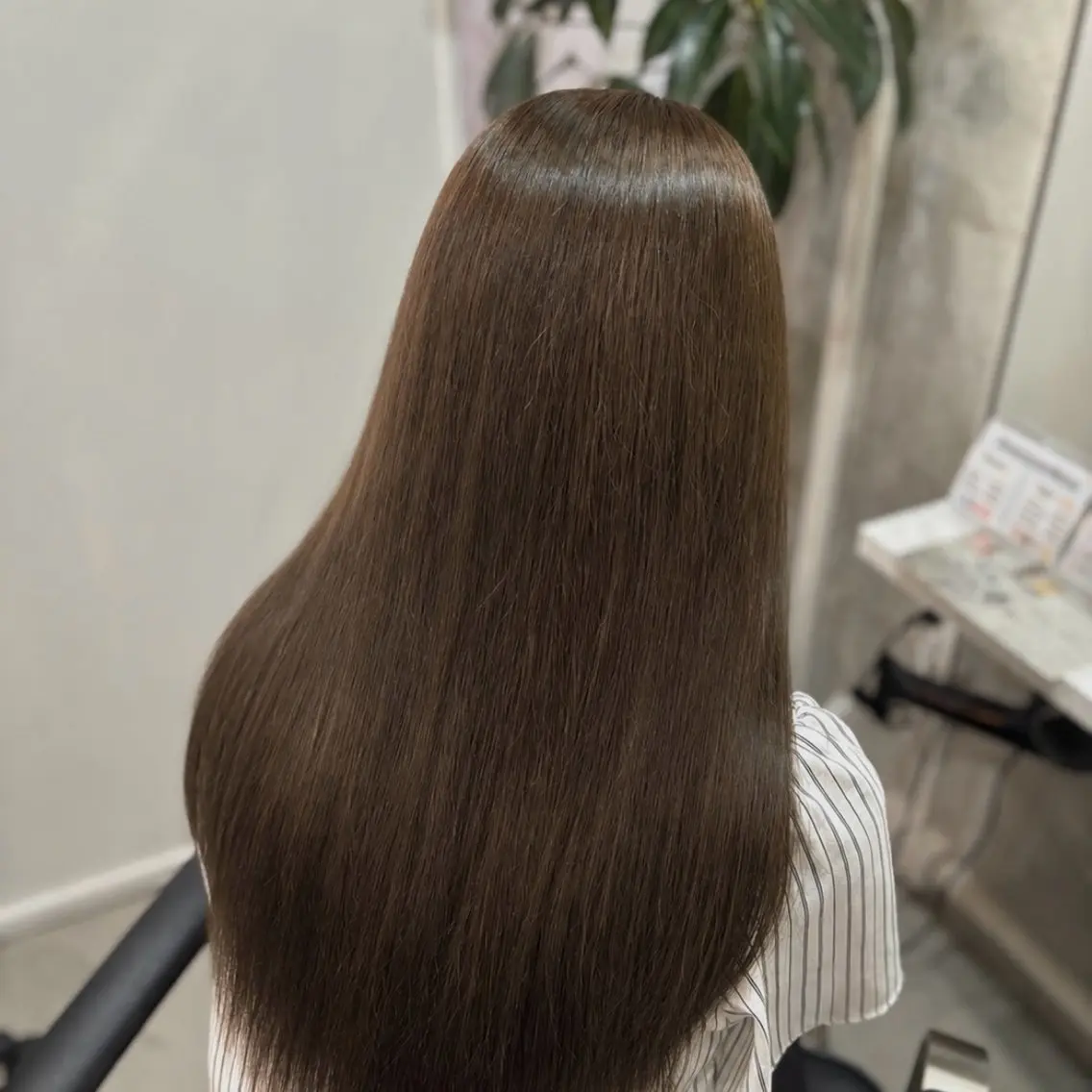 ロング カラー ブラウンカラー 透明感カラー オリーブブラウン ヘアカラー ふうか 天六/天満/中崎町のヘアスタイル