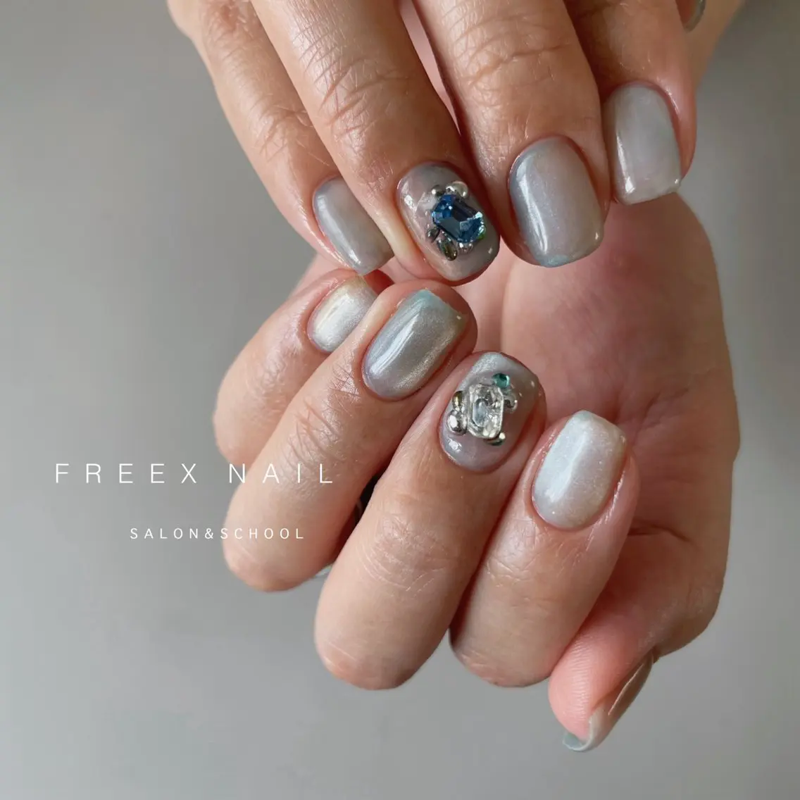 ネイル ハンドネイル ハンドケア freex nail /ニュアンス/個性派のネイルデザイン