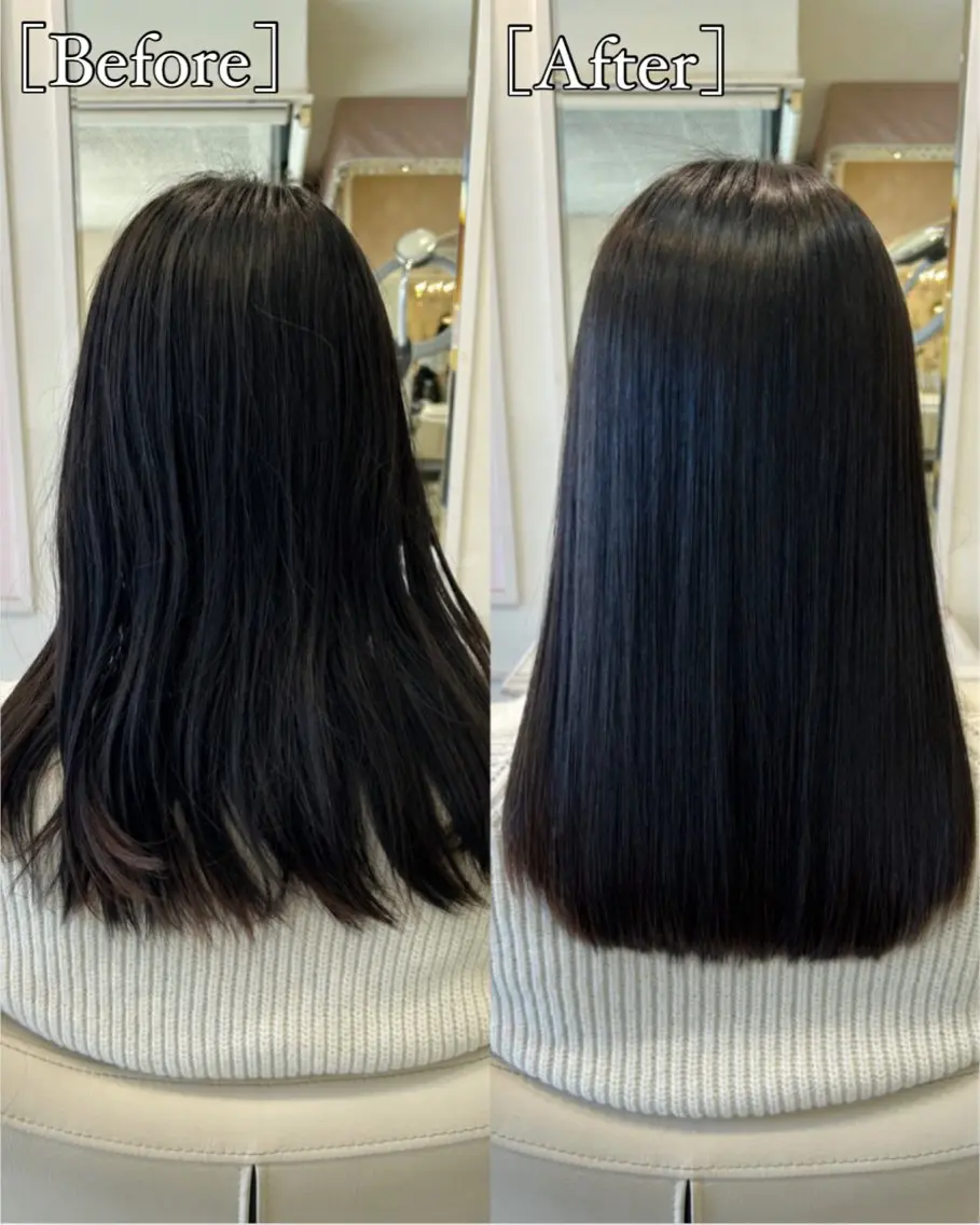 セミロング 髪質改善 高橋 佑のヘアスタイル