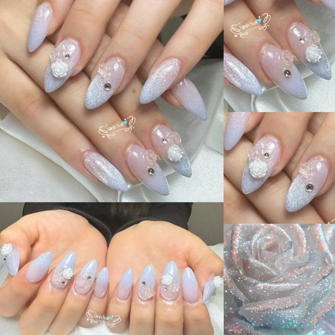 ネイル チークネイル 桜ネイル 長さ出し フットネイル ジェルネイル ハンドネイル XIINH NAIL SALONのネイルデザイン