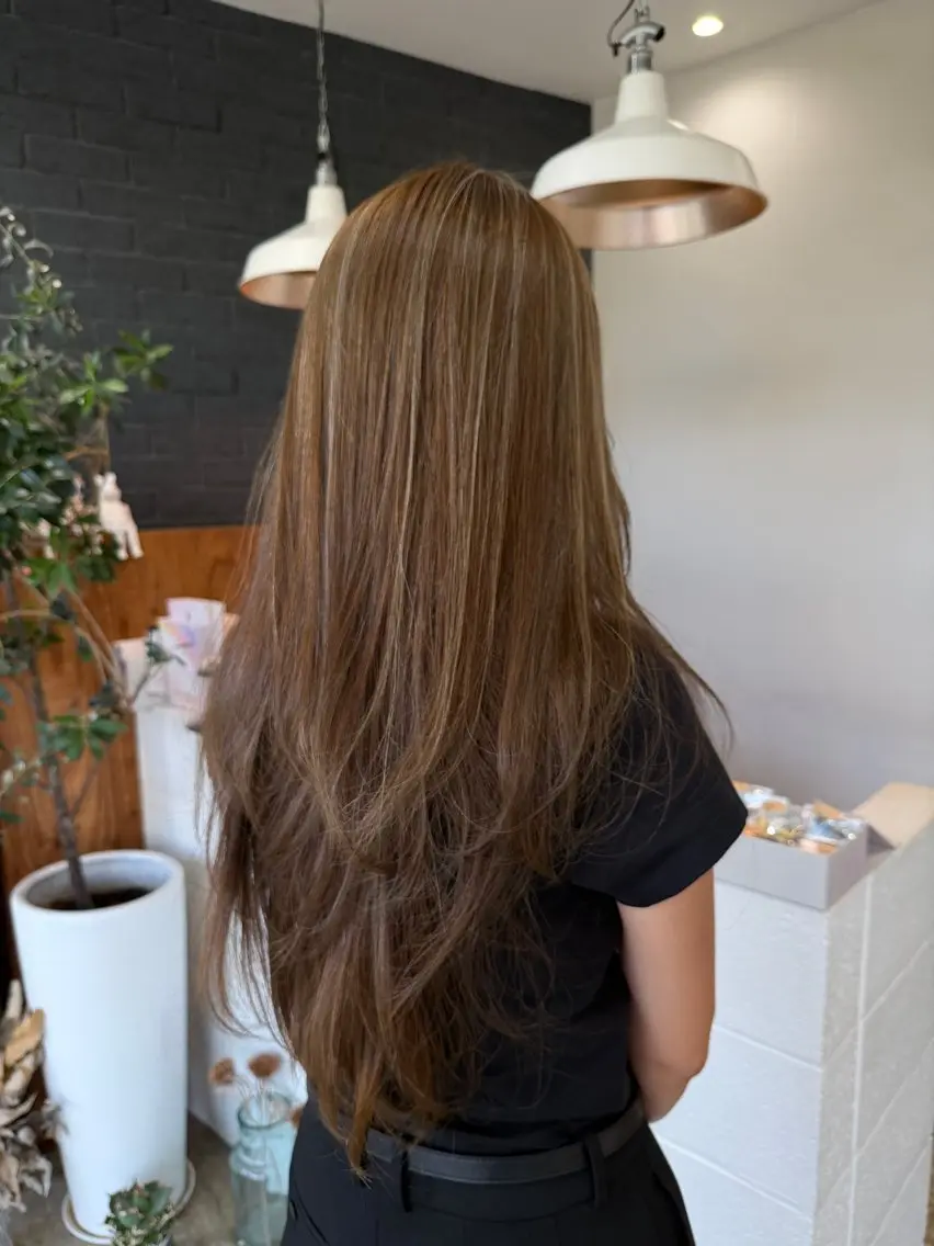 ロング カラー ヘアカラー __ komariのヘアスタイル