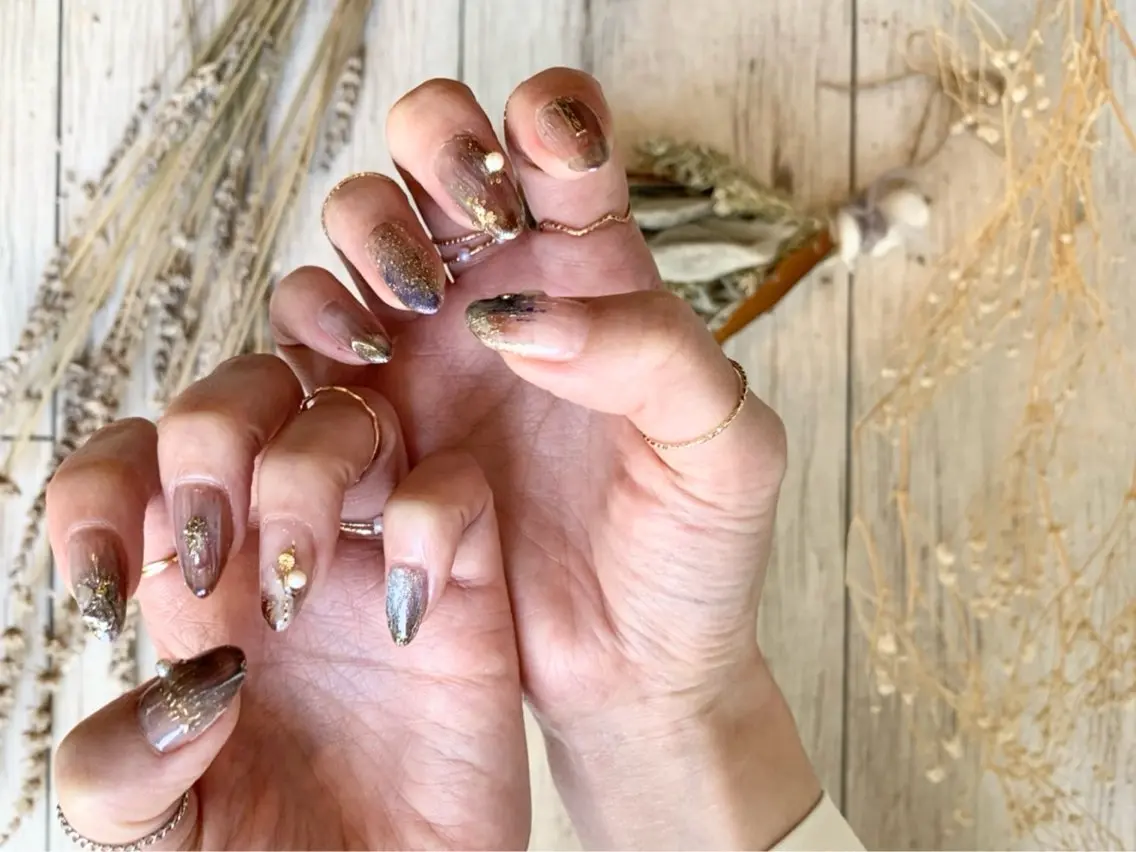 ［hand］order gel 画像やsnsなどのデザインネイル!¥8800​〜​アート代追加になります⭐︎の写真