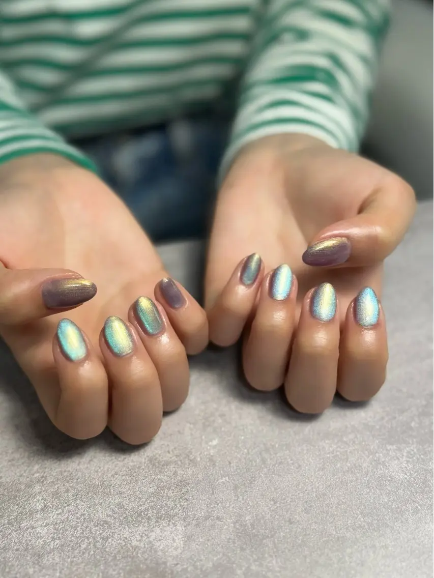 ネイル マグネットネイル ハンドネイル Monica nails/福島のネイルデザイン