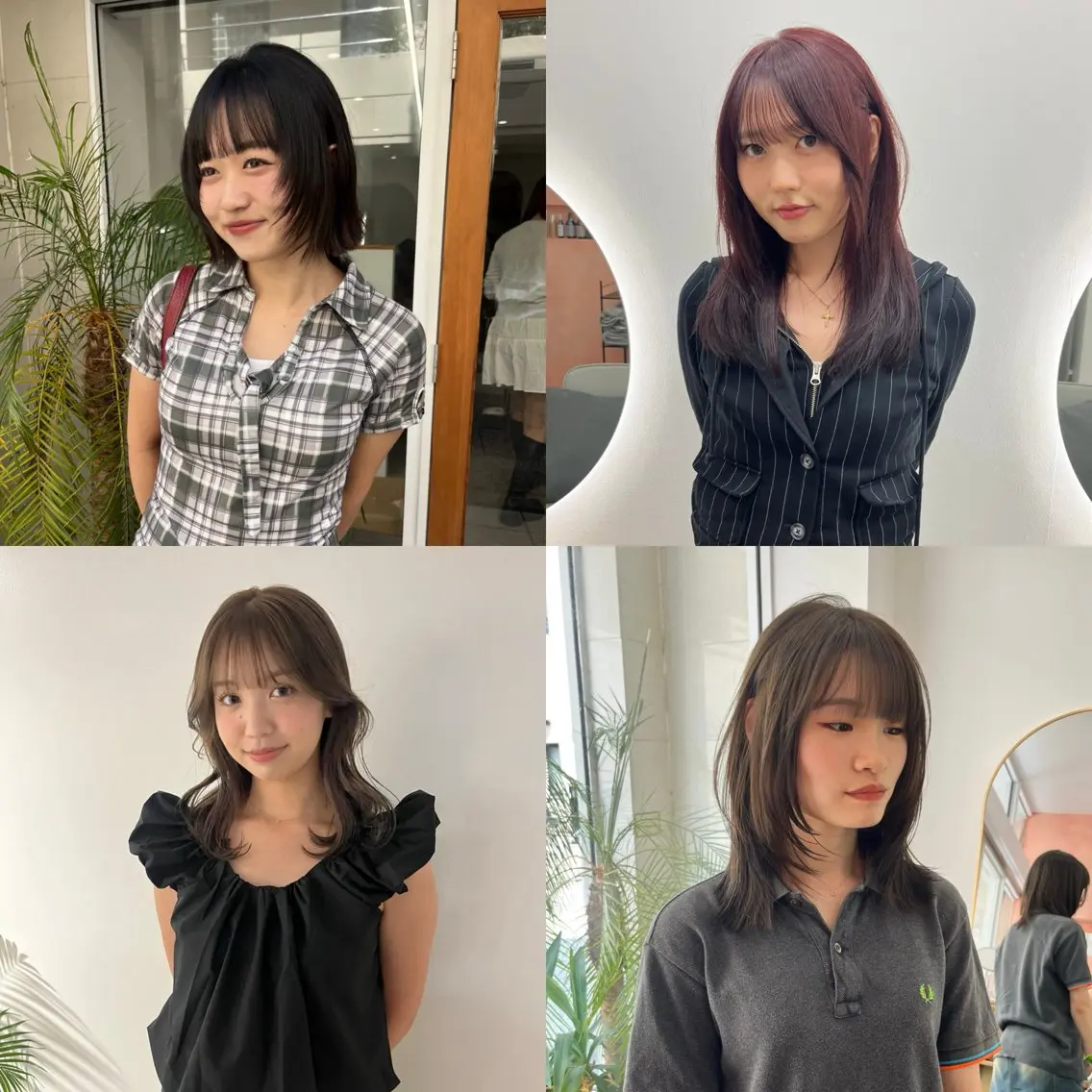 セミロング カラー ベージュ⟡˖レイヤー ˖ ࣪⊹あずきのヘアスタイル