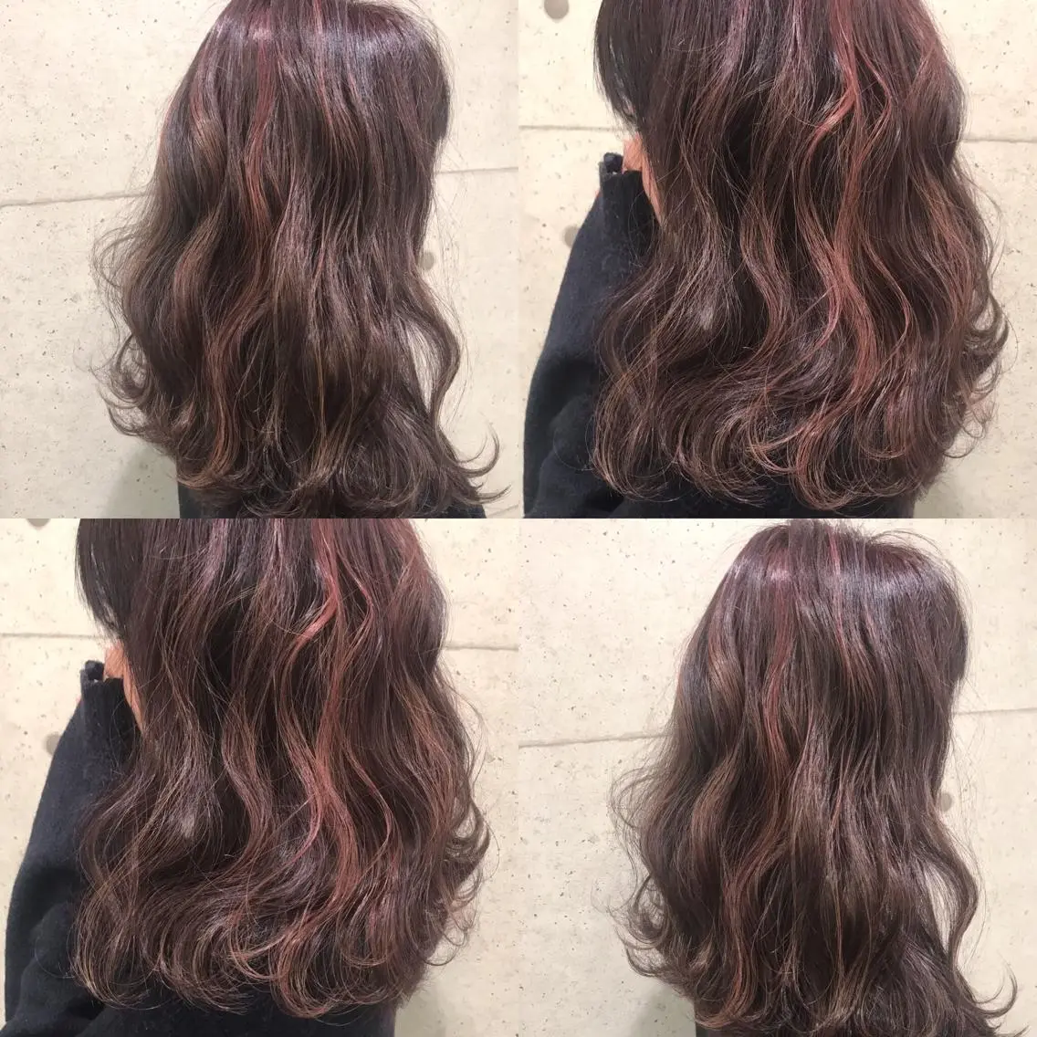 ロング カラー ヘアアレンジ グレージュ ハイライトカラー ピンクカラー ハイライト ヘアカラー トリートメント 縮毛矯正 髪質改善寺坂雄飛💐のヘアスタイル