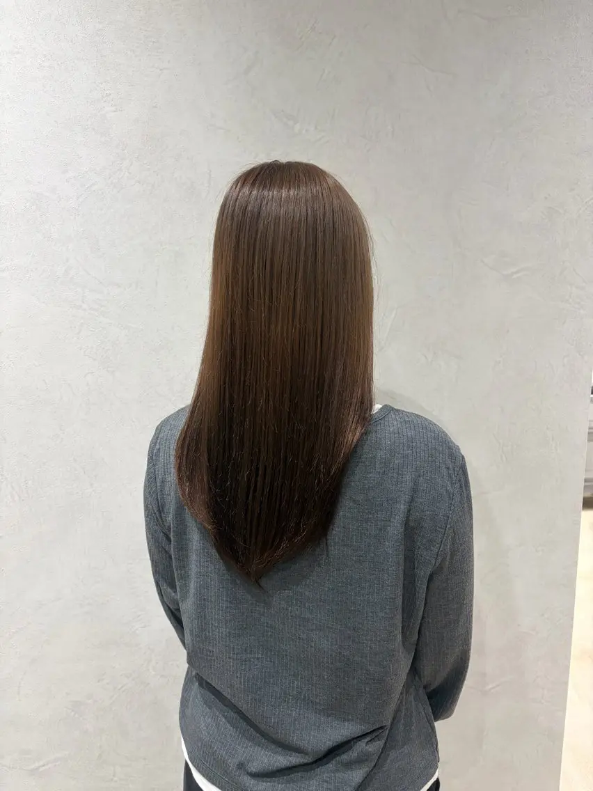 セミロング ヘアカラー トリートメント Uni. wakabaのヘアスタイル