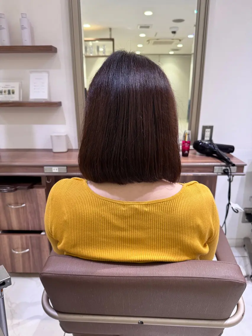 ミディアム トリートメント カット Ash桜新町/ 岡本　一太のヘアスタイル