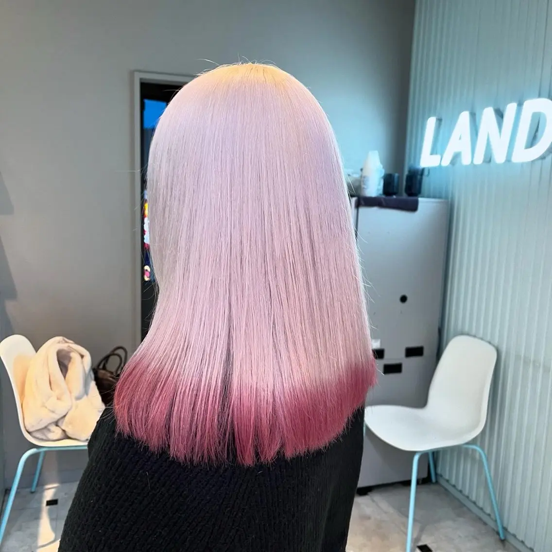 ミディアム カラー ヘアカラー トリートメント ブリーチカラー 🩵MIZUKIのヘアスタイル