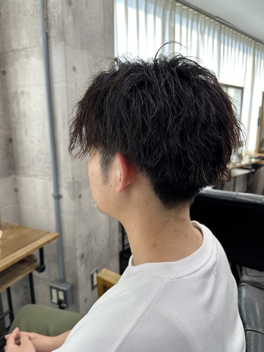 カット+ツイストパーマの写真