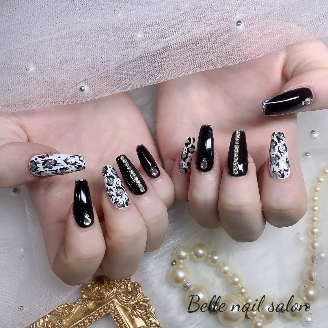 ネイル オーロラネイル フットネイル 韓国ネイル ラメ(グリッター) ラメグラデーション Belle nail salon 新小岩のネイルデザイン