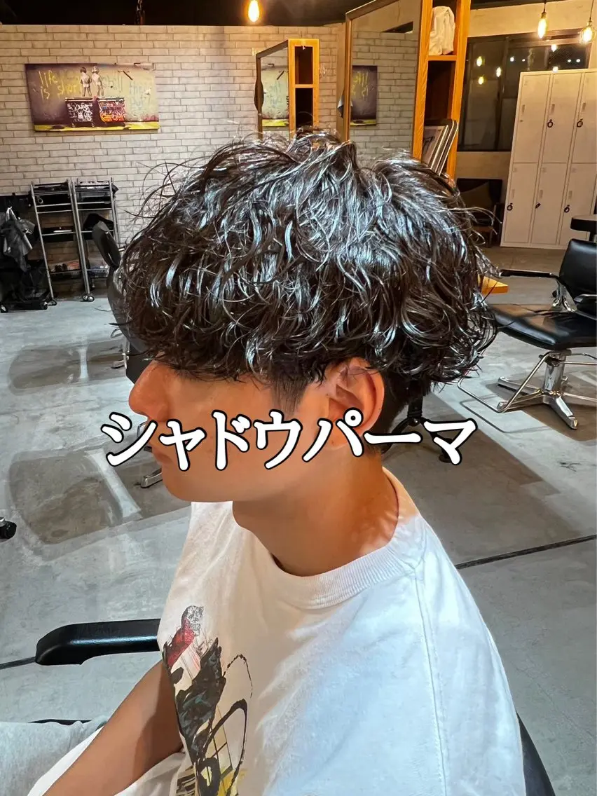 【❤️‍🔥新規限定❤️‍🔥】マッシュ➕シャドウパーマ/カットモデル/シャドウパーマ/メンズカットの写真
