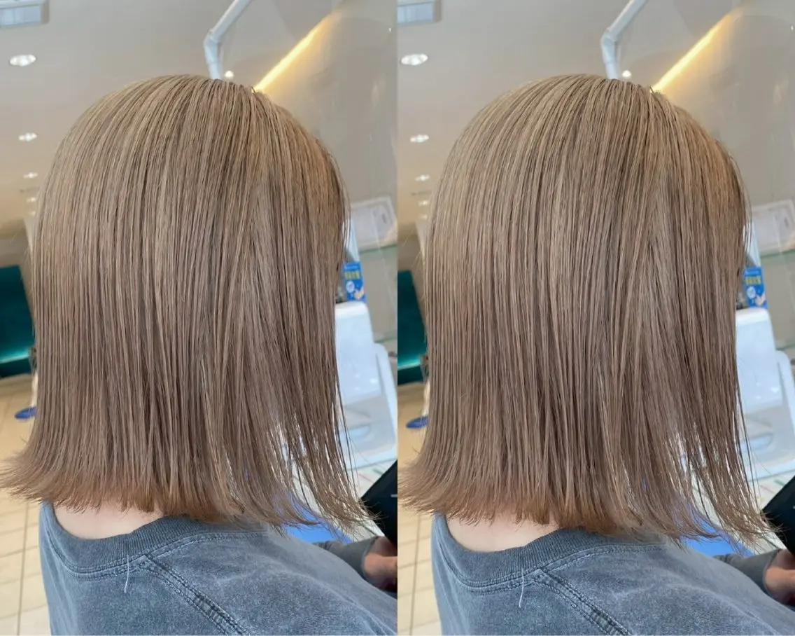 ミディアム カラー ハイトーン特化/ 透明感カラー特化のヘアスタイル