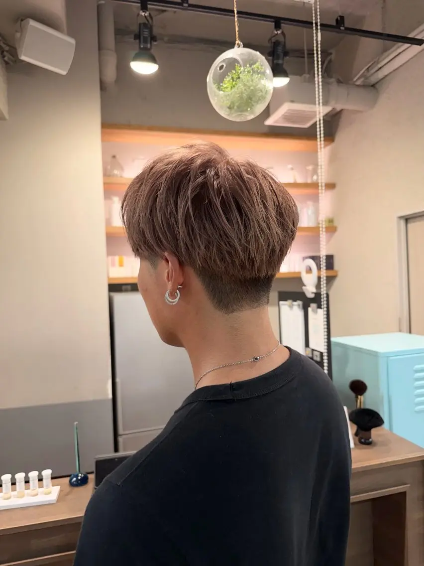 カラー メンズ カット ヘアカラー トリートメント きむら なみか🪐のヘアスタイル