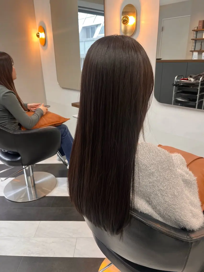 ロング カット ヘアカラー トリートメント ヘッドスパ 💫似合わせカット 💫かずはのヘアスタイル
