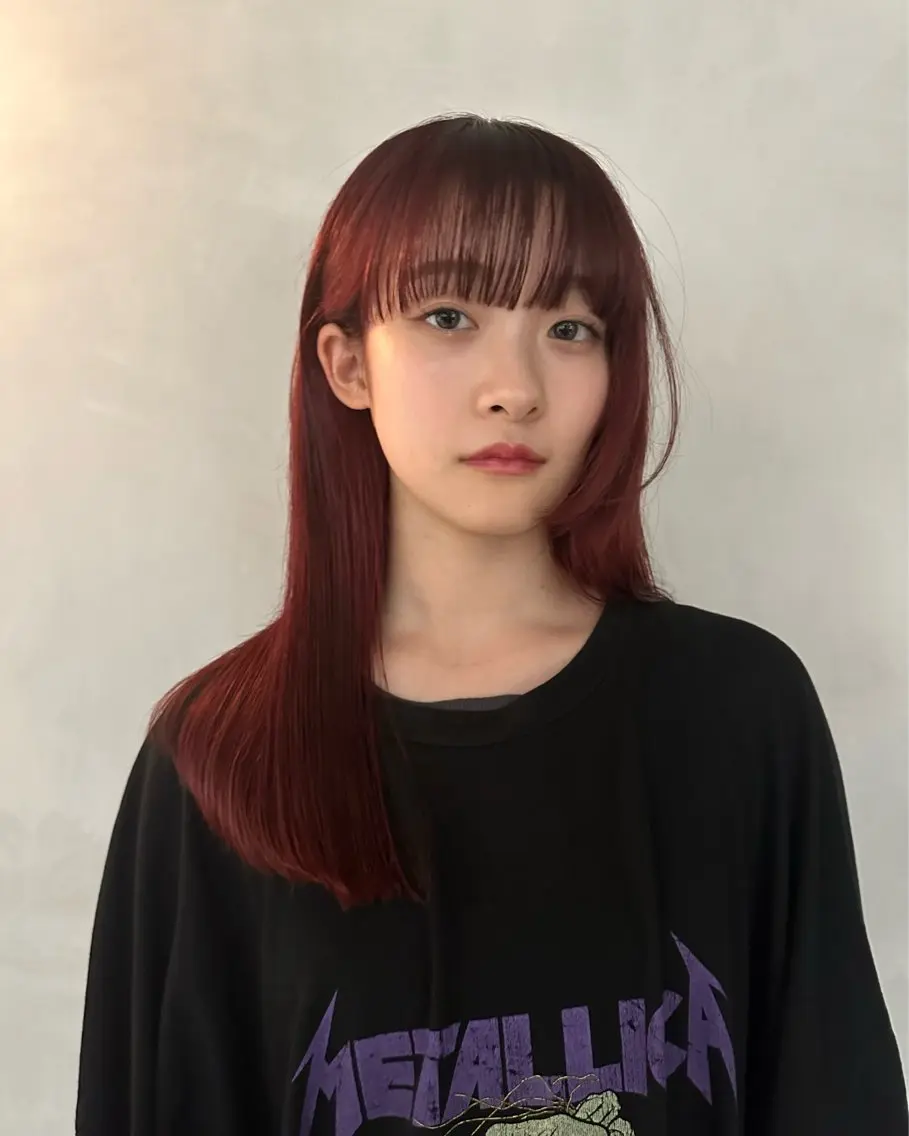 カラー ブリーチ ブリーチなしカラー ヘアカラー GAN /ダメージレスカラーのヘアスタイル