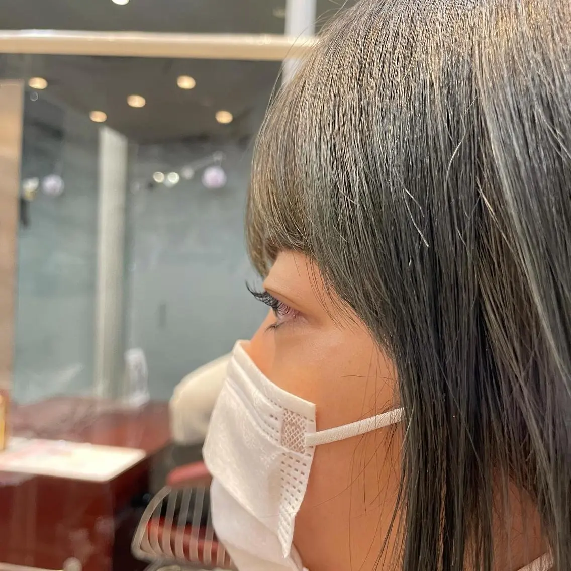 ミディアム カラー パーマ ヘアアレンジ メンズ キッズ マツエク・マツパ ミディアムパーマ メンズパーマ まつげパーマ 一重×まつ毛パーマ sara 荒井店のヘアスタイル