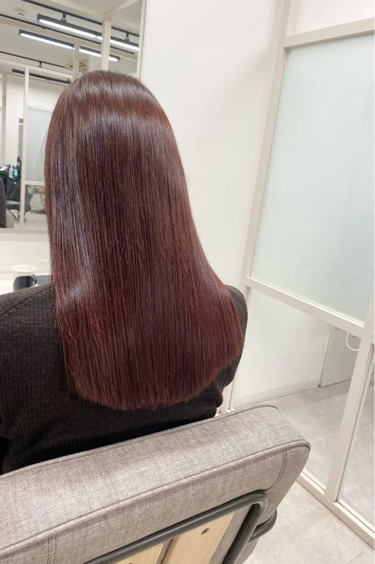 セミロング カット ヘアカラー トリートメント 透明感カラー/ FRAME天王寺✨のヘアスタイル