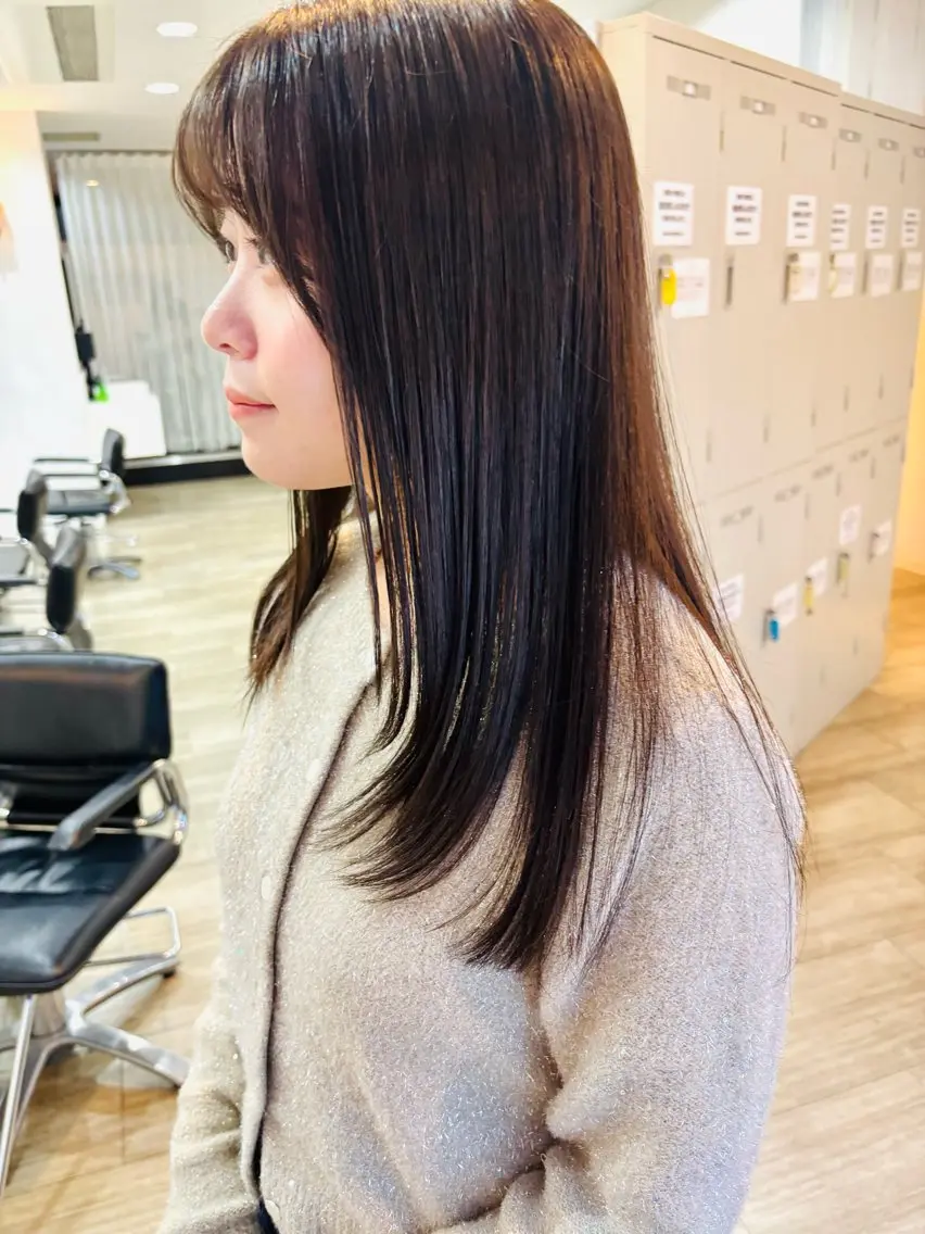 ロング 新横浜 CLOVER 本店/田中ゆいのヘアスタイル