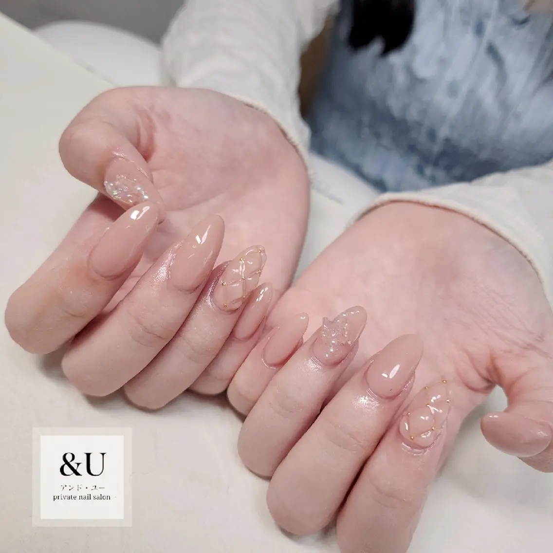 ネイル ロングネイル ハンドネイル ＆Ｕ (アンド・ユー)のネイルデザイン