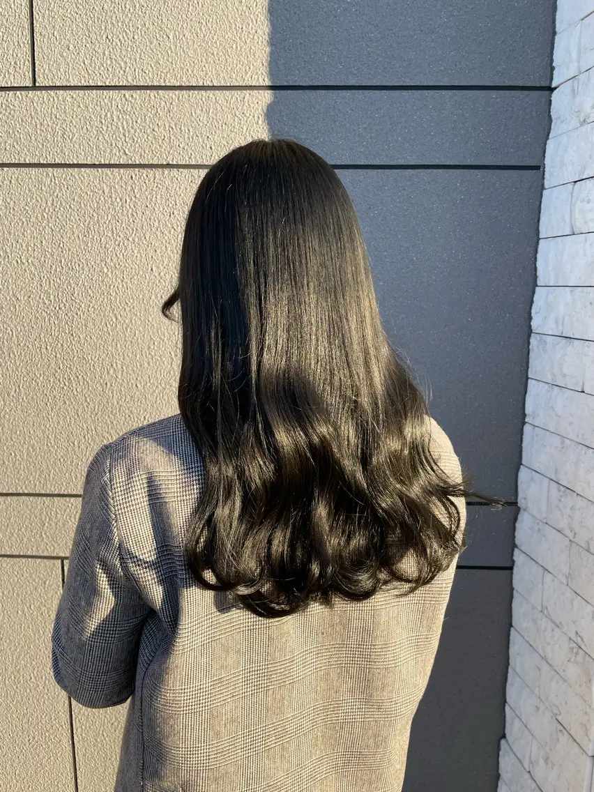 ロング ヘアカラー 🧋ミルクティーカラ ー🧋特化小林拓登のヘアスタイル