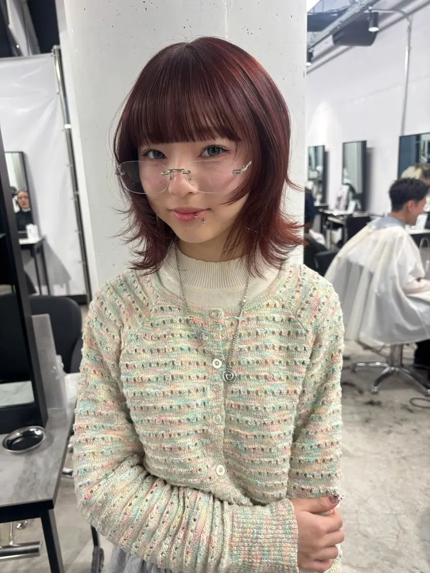 ショート ⭐︎似合わせカラー /レイヤー✩momoのヘアスタイル