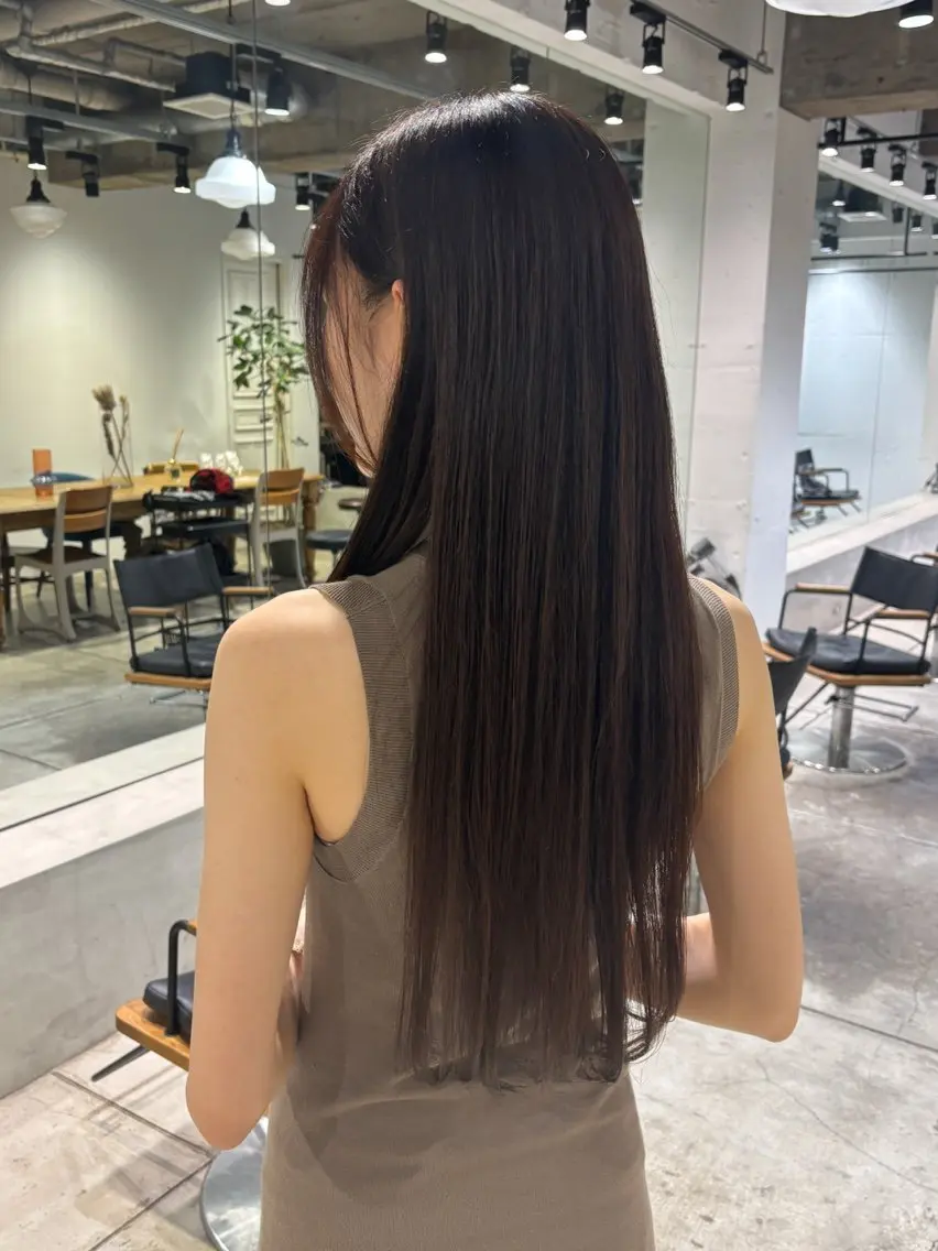 ロング カラー ヘアカラー ヘアアレンジ/ 透明感/あみ🫧🎶のヘアスタイル
