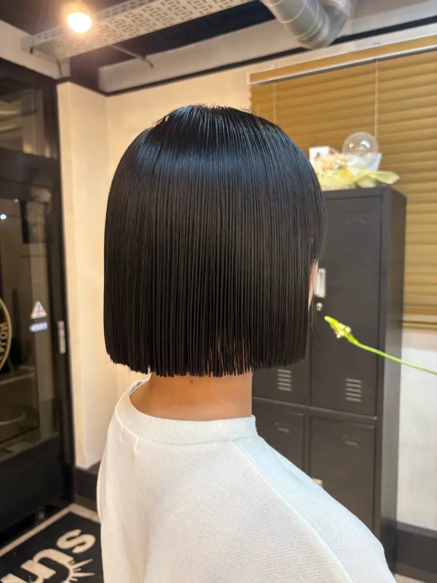 ショート 切りっぱなしボブ ボブ suns ♡LILIKA♡のヘアスタイル