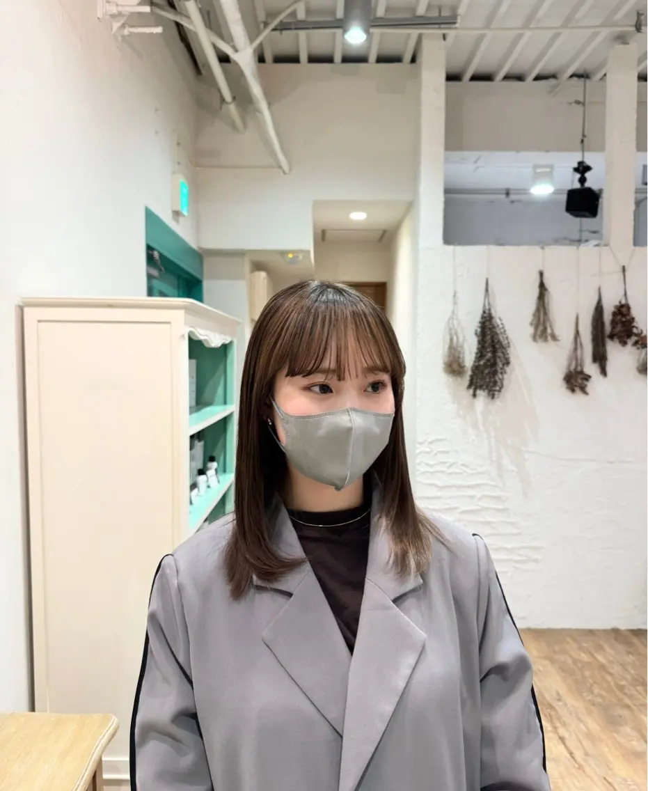 カラー 遠藤 彩美/暖色系カラーのヘアスタイル