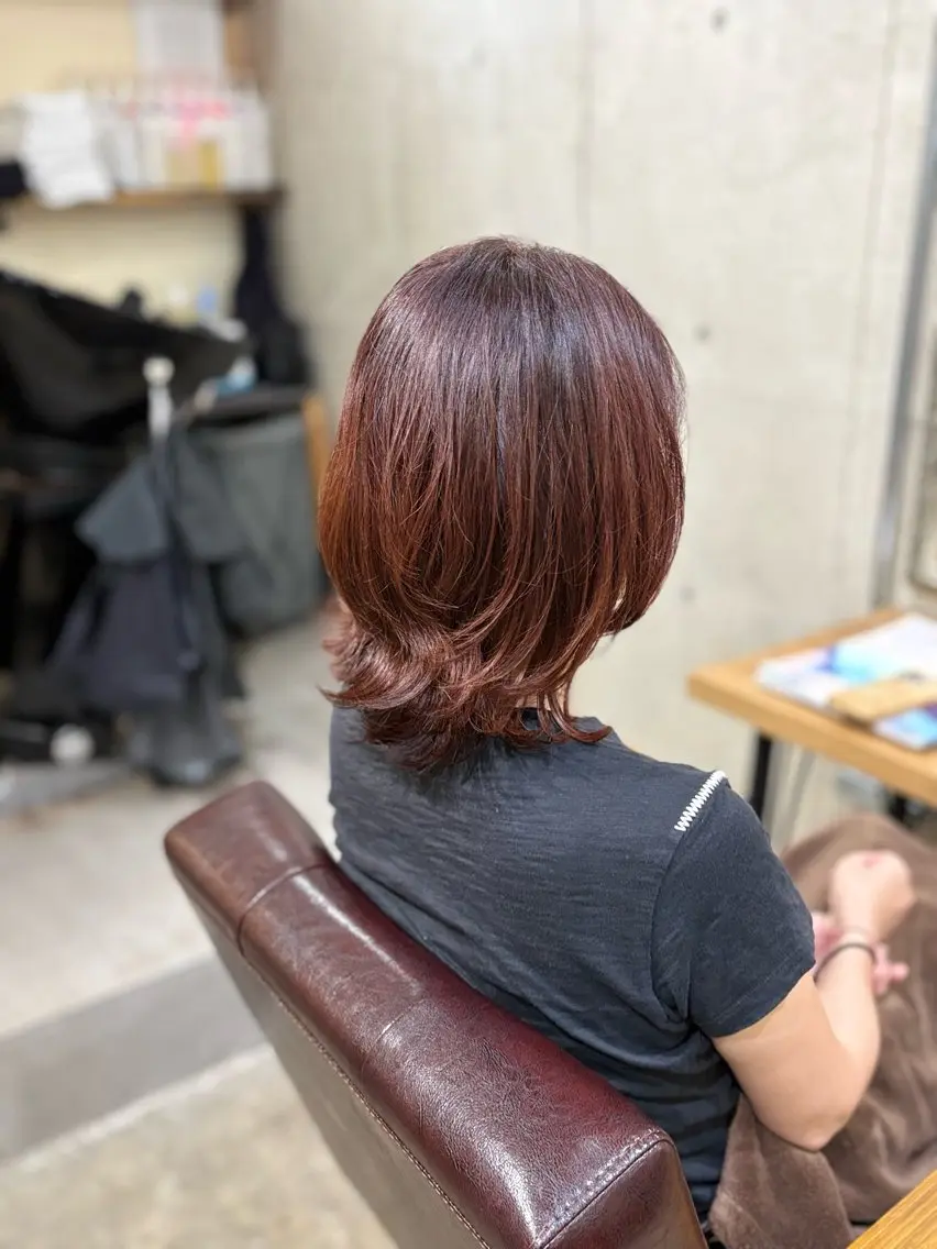 ミディアム カラー 表参道/南青山/ 蝦名まひるのヘアスタイル