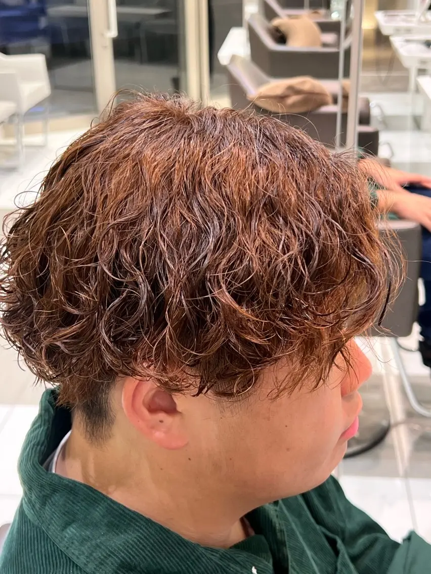 パーマ 松田 かのあのヘアスタイル