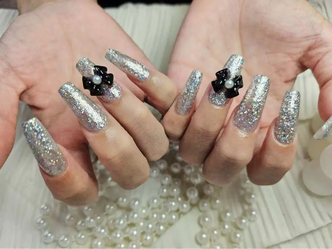 ネイル アートネイル フットネイル ジェルネイル ハート マグネットネイル babarla Nailのネイルデザイン