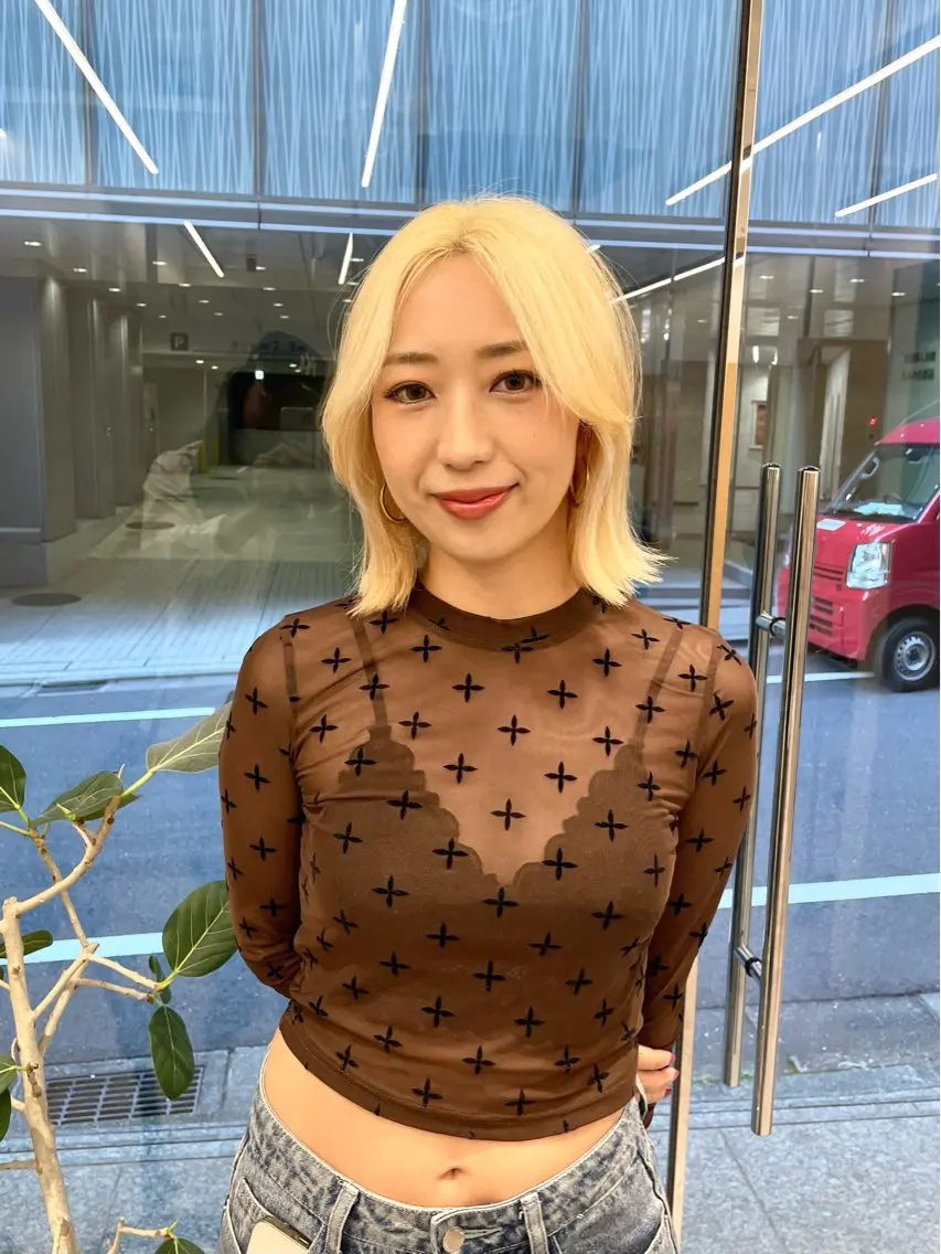 ショート カラー ヘアカラー トリートメント TAIGA .のヘアスタイル