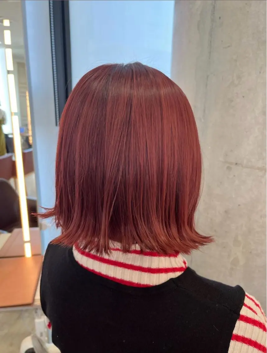 【👩🏻‍🎓ミニモ学割クーポン🫶🏻】🌼カット+透明感ワンカラー+うるつやトリートメント🌼の写真