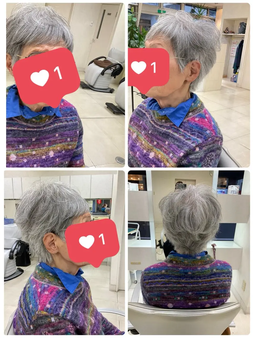 ショート タカハシ リナのヘアスタイル