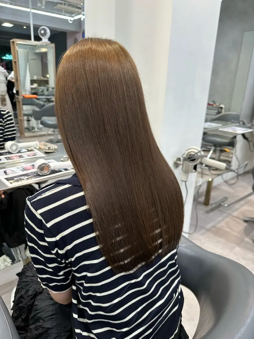 ロング カット ヘアカラー トリートメント HIROKI /艶カラー/カットのヘアスタイル