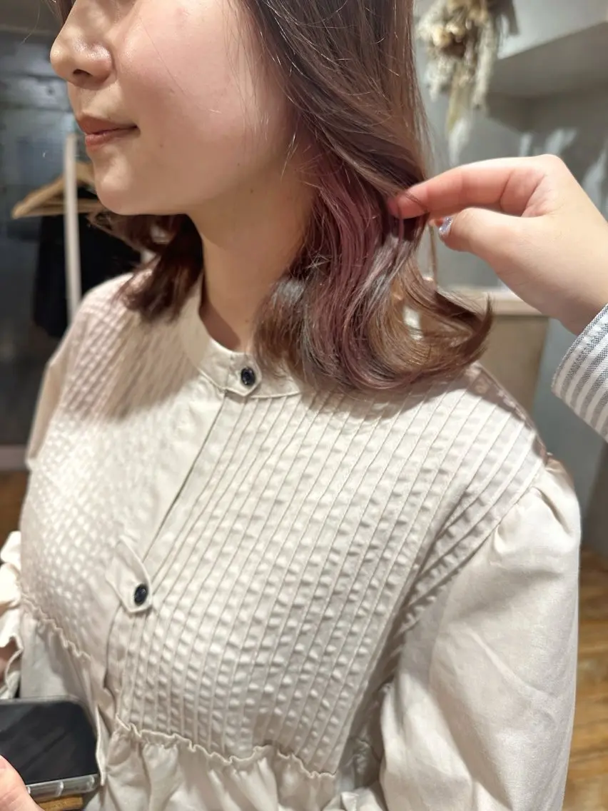 ミディアム 美髪/透明感カラー reikoのヘアスタイル