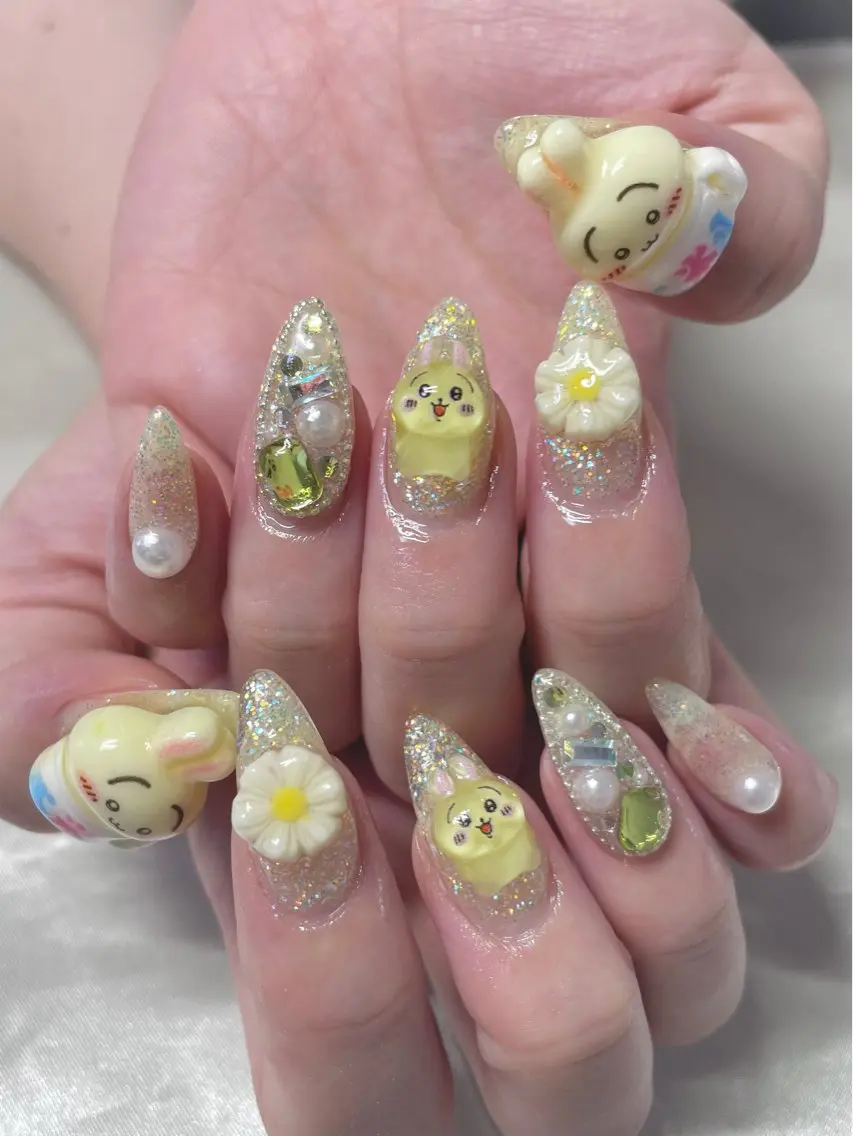 ネイル 長さ出し ハンドネイル RUMI nailのネイルデザイン