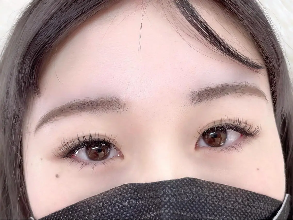 マツエク・マツパ Dカール フラットラッシュ lashes Francのマツエク・マツパデザイン